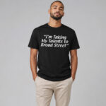 Unisex I’m Taking My Talents To Broad Street Graphic Shirt for Sports Fans