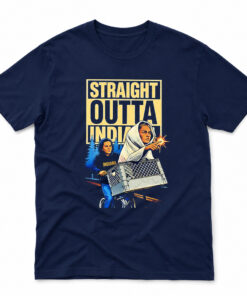 Unisex Indiana Fever Caitlin Clark Straight Outta Indiana Funny Graphic Shirt for Basketball Fans