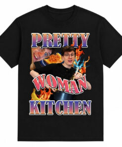 Unisex Jack Massey Welsh Pretty Woman Kitchen Graphic Shirt for YouTube Fans
