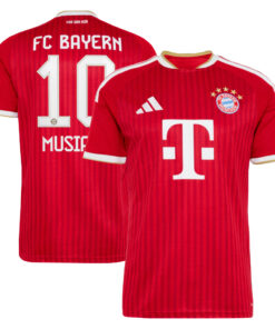 Unisex Jamal Musiala Bayern Munich 2026-2027 Home Match Soccer Jersey for Soccer Fans
