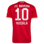 Unisex Jamal Musiala Bayern Munich 2026-2027 Home Match Soccer Jersey for Soccer Fans
