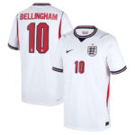 Unisex Jude Bellingham England National Team 2026 Home Stadium White Soccer Jersey for Soccer Fans