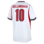 Unisex Jude Bellingham England National Team 2026 Home Stadium White Soccer Jersey for Soccer Fans