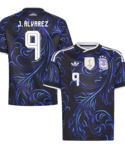 Unisex Julián Álvarez Argentina National Team 2026 Away Stadium Soccer Jersey for Soccer Fans
