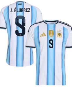 Unisex Julián Álvarez Argentina National Team 2026 Home Stadium Soccer Jersey for Soccer Fans