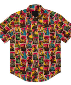 Unisex Jurassic Park That Is One Big Pile of Cards Hawaiian Shirt for Dinosaur and Movie Fans