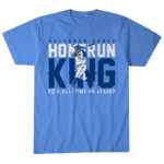 Unisex Kansas City Royals Salvador Perez Kansas City All-Time Home Run King Graphic Shirt for Baseball Fans