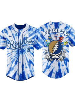 Unisex Kansas City Royals x Grateful Dead Night 2026 Baseball Jersey for Baseball Fans