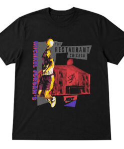 Unisex Kevin Durant Michael Jordan's Restaurant Chicago Graphic Shirt for Basketball Fans