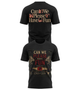 Unisex Kings of Leon Can We Please Have Fun Tour 2026 Graphic Shirt for Music Fans