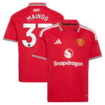Unisex Kobbie Mainoo Manchester United 2026-2027 Home On-Field Soccer Jersey for Soccer Fans