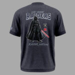 Unisex Las Vegas Raiders x Star Wars Night 2026 Darth Vader Graphic Shirt for Football and Star Wars Fans