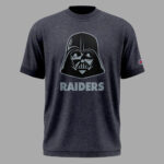 Unisex Las Vegas Raiders x Star Wars Night 2026 Darth Vader Graphic Shirt for Football and Star Wars Fans