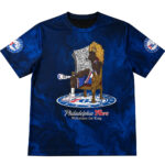 Unisex LeBron James x Philadelphia 76ers Graphic Shirt for Basketball Fans