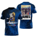 Unisex LeBron James x Philadelphia 76ers Graphic Shirt for Basketball Fans