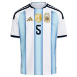 Unisex Leandro Paredes Argentina National Team 2026 Home Stadium Soccer Jersey for Soccer Fans