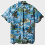 Unisex Los Angeles Dodgers Godzilla Blue 2026 Hawaiian Shirt for Baseball and Movie Monster Fans