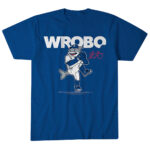 Unisex Los Angeles Dodgers Justin Wrobleski The Shark Graphic Shirt for Baseball Fans