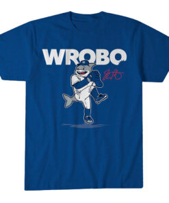 Unisex Los Angeles Dodgers Justin Wrobleski The Shark Graphic Shirt for Baseball Fans