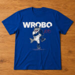 Unisex Los Angeles Dodgers Justin Wrobleski The Shark Graphic Shirt for Baseball Fans