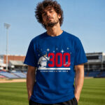 Unisex Los Angeles Dodgers Shohei Ohtani 300 Graphic Shirt for Baseball Fans