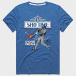 Unisex Los Angeles Dodgers Shohei Ohtani Sho Time Signature Graphic Shirt for Baseball Fans