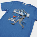 Unisex Los Angeles Dodgers Shohei Ohtani Sho Time Signature Graphic Shirt for Baseball Fans