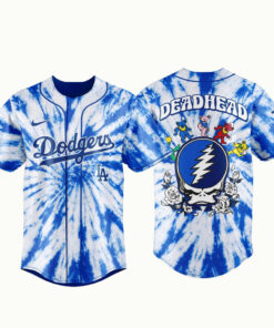 Unisex Los Angeles Dodgers x Grateful Dead Night 2026 Baseball Jersey for Baseball Fans