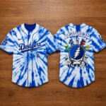 Unisex Los Angeles Dodgers x Grateful Dead Night 2026 Baseball Jersey for Baseball Fans