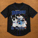 Unisex Los Angeles Dodgers x One Piece Night 2026 Straw Hat Crew Baseball Jersey for Baseball and Animation Fans