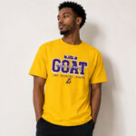 Unisex Los Angeles Lakers LeBron James Goat 2026 Graphic Shirt for Basketball Fans
