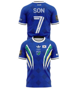 Unisex MLS All-Star Game 2026 MVP Son Heung-Min Number 7 Graphic Soccer Jersey for Soccer Fans