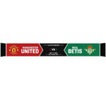Unisex Manchester United vs Real Betis July 31 2024 San Diego Club Friendly Scarf for Soccer Fans