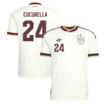 Unisex Marc Cucurella Spain National Team 2026 Away Stadium Soccer Jersey for Soccer Fans