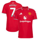 Unisex Mason Mount Manchester United 2026-2027 Home Stadium Soccer Jersey for Soccer Fans