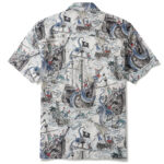Unisex Mermaid’s Skull Island Hawaiian Shirt for Beach and Tropical Style Lovers