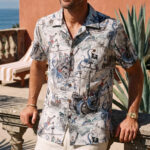 Unisex Mermaid’s Skull Island Hawaiian Shirt for Beach and Tropical Style Lovers