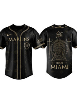 Unisex Miami Marlins 2026 Game Of Thrones Night Baseball Jersey for Baseball Fans