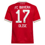 Unisex Michael Olise Bayern Munich 2026-2027 Home Match Soccer Jersey for Soccer Fans