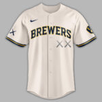 Unisex Milwaukee Brewers x Kaws 2026 Baseball Jersey for Baseball Fans