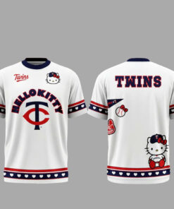 Unisex Minnesota Twins 2026 Hello Kitty Night Graphic Shirt for Baseball Fans