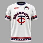 Unisex Minnesota Twins 2026 Hello Kitty Night Graphic Shirt for Baseball Fans
