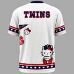 Unisex Minnesota Twins 2026 Hello Kitty Night Graphic Shirt for Baseball Fans