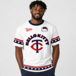 Unisex Minnesota Twins 2026 Hello Kitty Night Graphic Shirt for Baseball Fans
