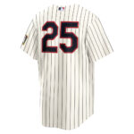 Unisex Minnesota Twins Byron Buxton Cream 2026 Field of Dreams Stadium Baseball Jersey for Baseball Fans