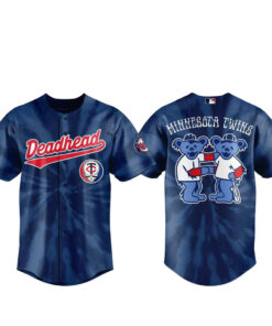 Unisex Minnesota Twins x Grateful Dead Night 2026 Baseball Jersey for Baseball Fans