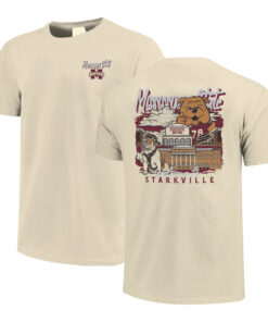 Unisex Mississippi State Bulldogs Welcome to Starkville Graphic Shirt for College Sports Fans