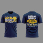 Unisex Morgan Wallen x Michigan Wolverines The Tour 2026 Graphic Shirt for Country Music and College Fans