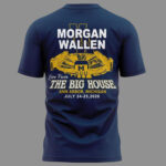 Unisex Morgan Wallen x Michigan Wolverines The Tour 2026 Graphic Shirt for Country Music and College Fans