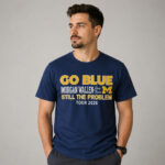 Unisex Morgan Wallen x Michigan Wolverines The Tour 2026 Graphic Shirt for Country Music and College Fans